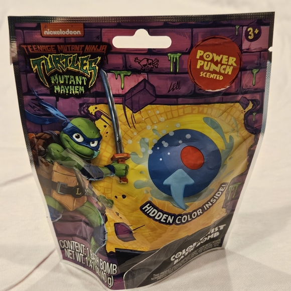 ☄️10/$28+☄️Teenage Mutant Ninja Turtle bath bomb - Picture 1 of 3